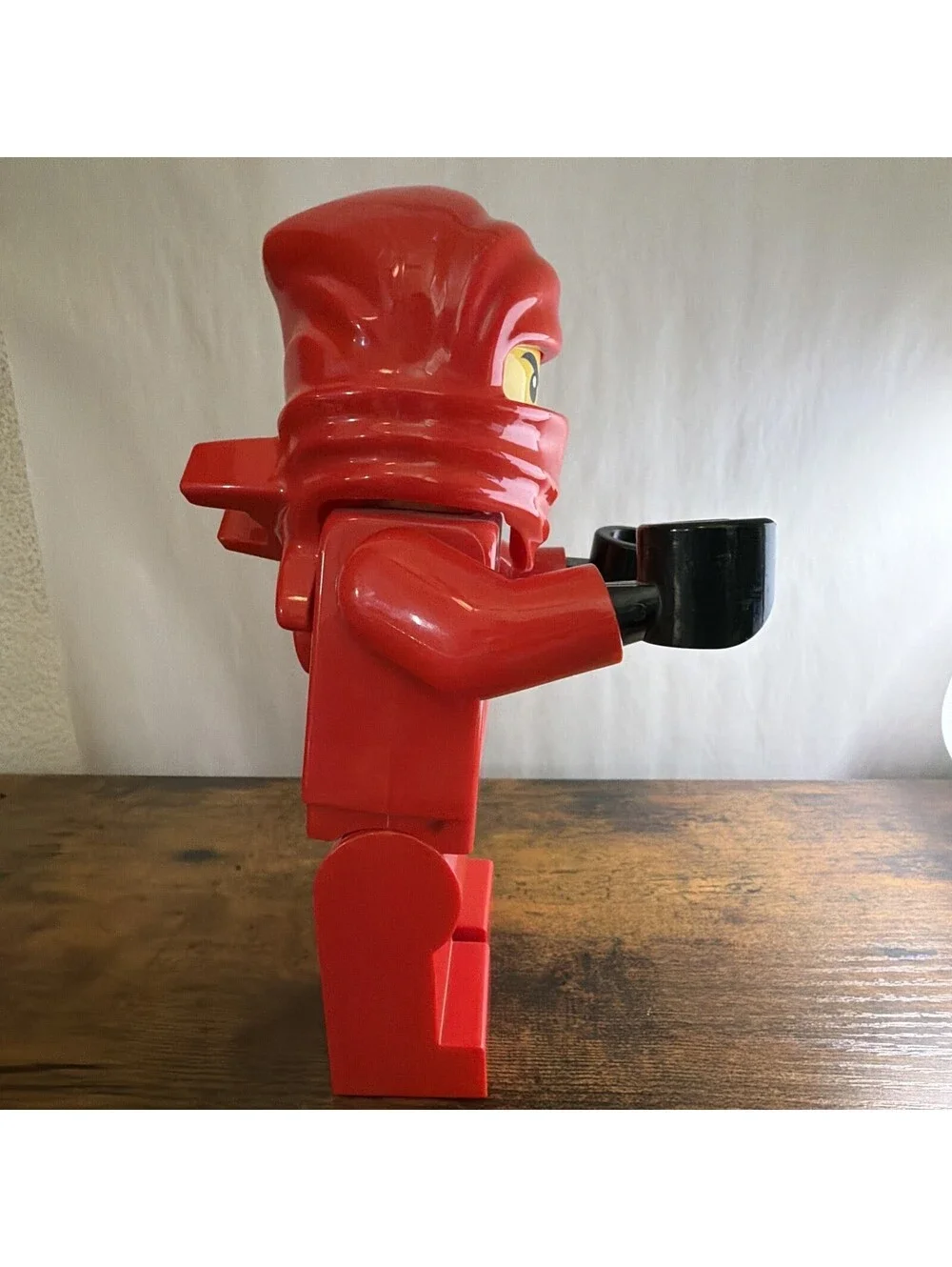 LEGO Ninjago Kai Red Ninja Minifigure Alarm Clock 2011 ClicTime Working